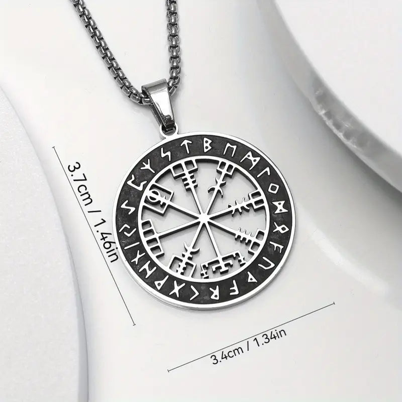 Colgante Brújula Vikinga & Letra Beier