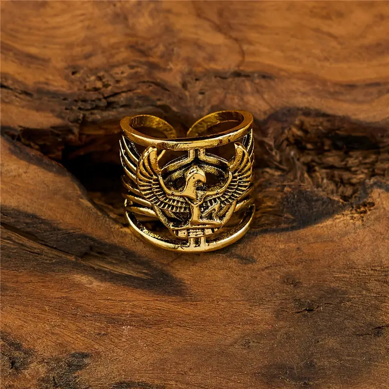 Anillo Vintage Bohemia Egipcia - Ajustable