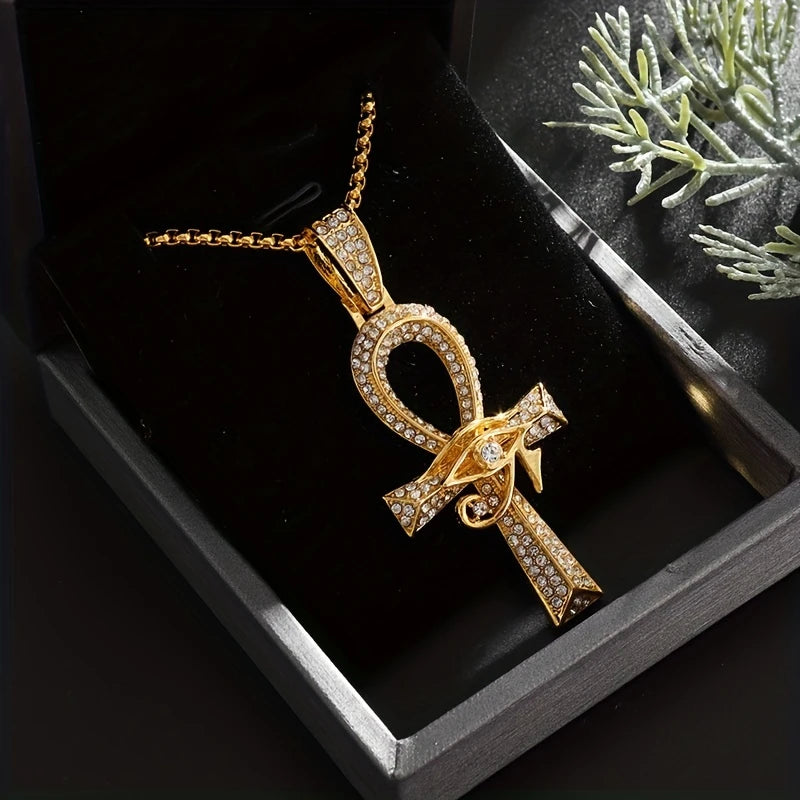 Colgante Ankh y ojo de Horus