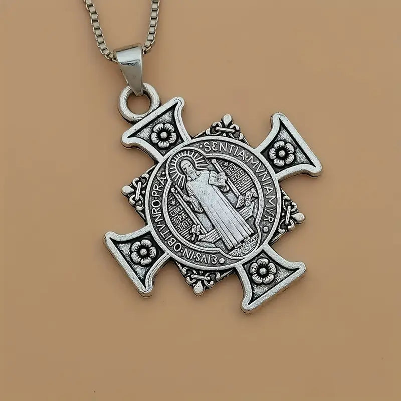 Colgante Vintage Enchapado En Plata