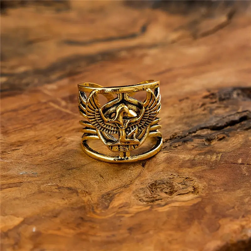 Anillo Vintage Bohemia Egipcia - Ajustable