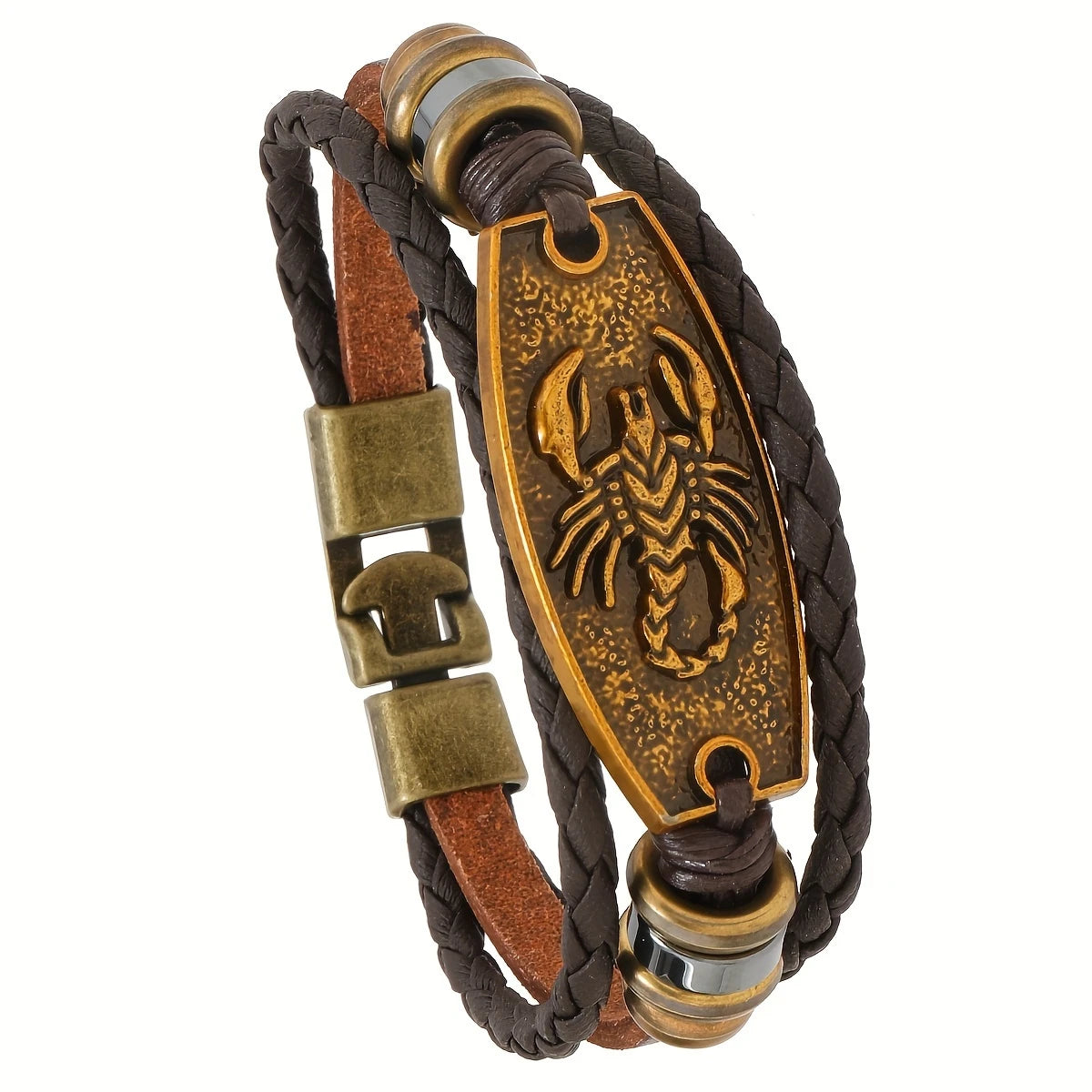 Pulsera de Cuentas con Escorpión – Estilo Retro