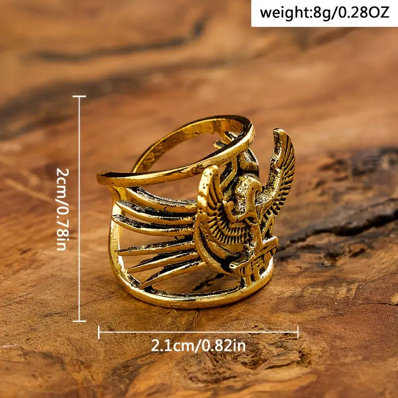 Anillo Vintage Bohemia Egipcia - Ajustable