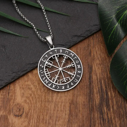 Colgante Brújula Vikinga & Letra Beier